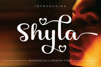 Shyla | a modern script font